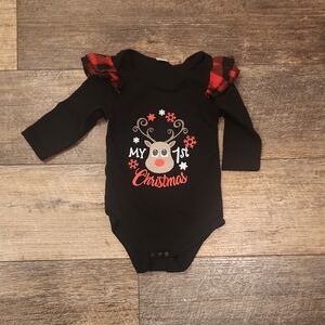 My 1st Christmas Baby Onesie
